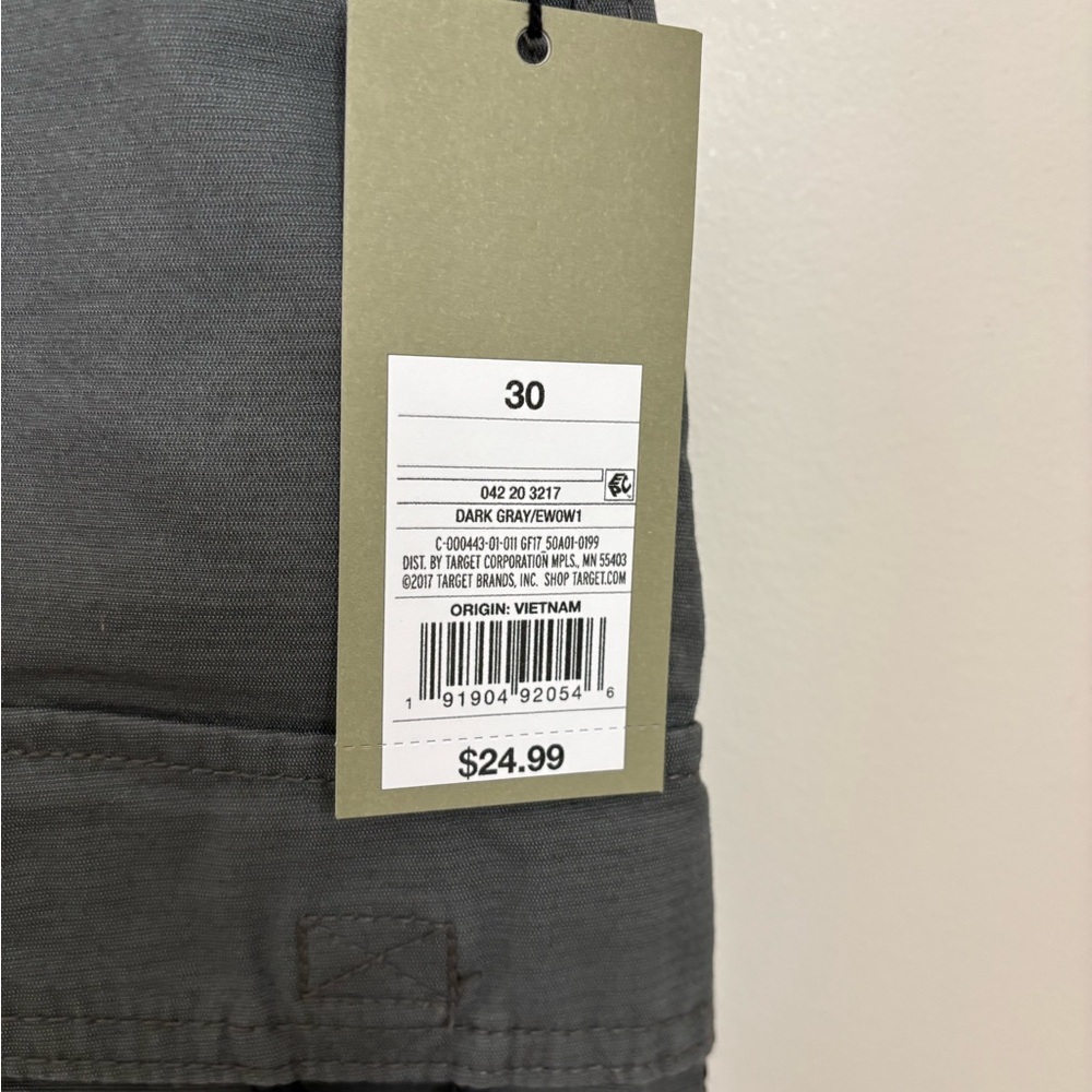Gray Utility Shorts - Picture 2 of 6